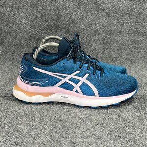 Asics Gel-Nimbus Running Shoes Women's Size 9W Blue Athletic Training Sneakers